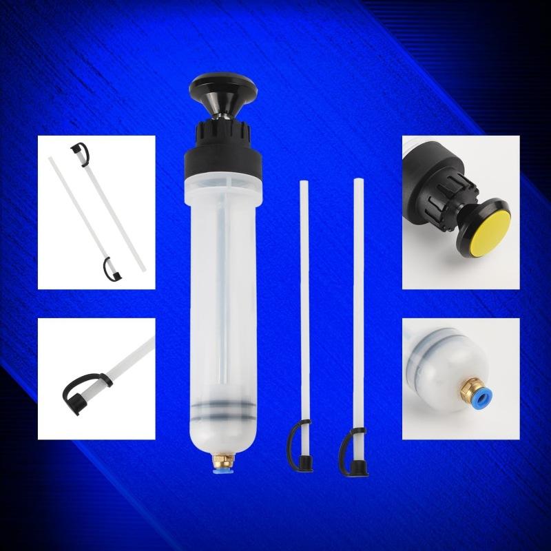 1 Set Auto Oil Change Syringe Car Brake Fluid Extractor With Hose Dual Purpose Oil Change Tool 200/500cc Automotive Supplies