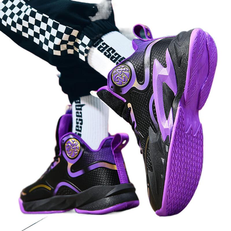 Памятное издание Путянь мужские баскетбольные кроссовки с высоким верхом износостойкие амортизирующие молодежные ботинки студенческие нескользящие 10 детские спортивные кроссовки