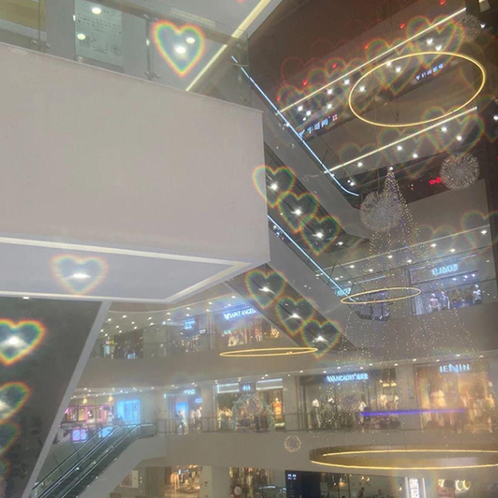 Frame Special Effects Heart Effect Glasses Night PC Glasses Eyewear Accessories Women Sunglasses