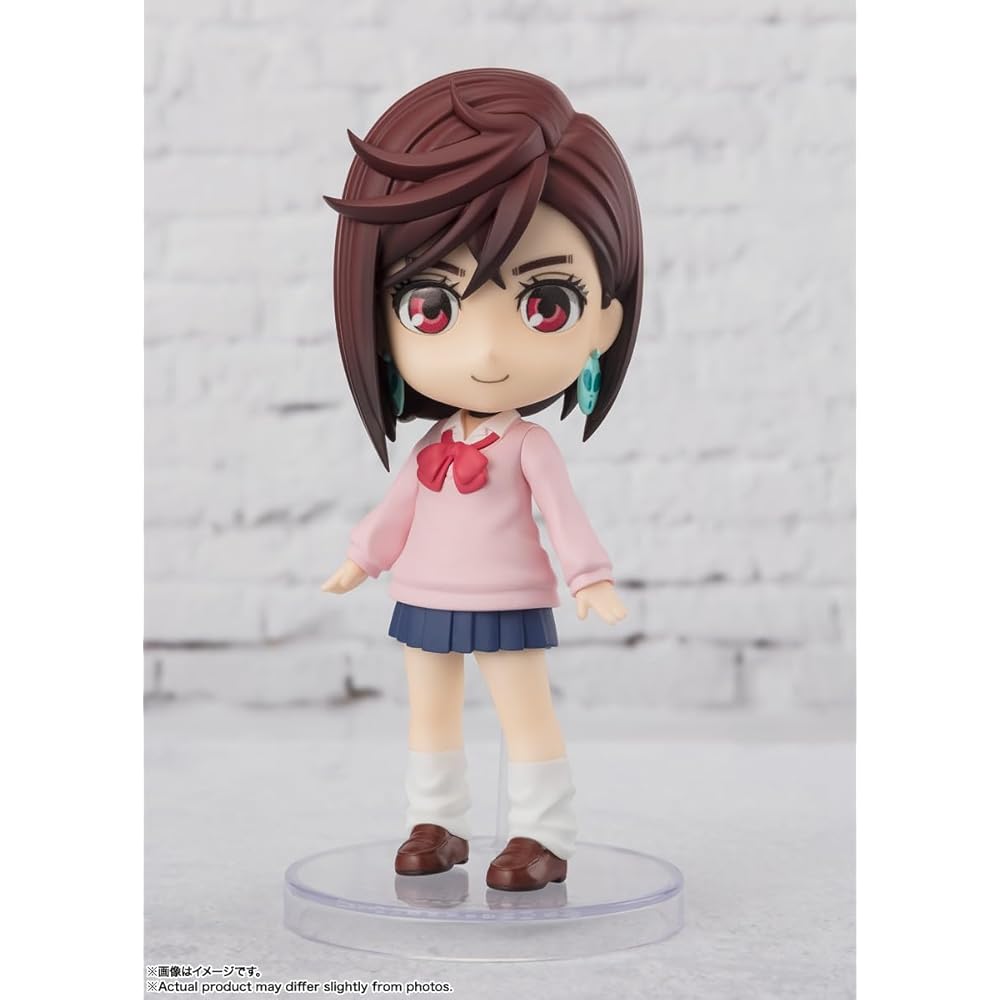 TAMASHII NATIONS Figuarts Mini Dandadan Момо 90 мм ПВХ АБС Окрашенная Фигурка Действия