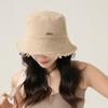 Hat women's summer new casual versatile bucket hat wide brim washbasin hat sunshade sunscreen hat tide