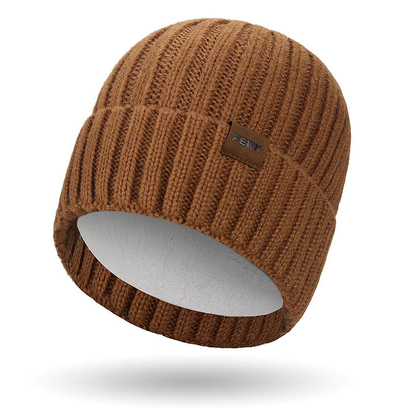 FEWK Зимний очень длинный шарф и шапка - Унисекс Флисовая подкладка Защита от холода Теплая вязка