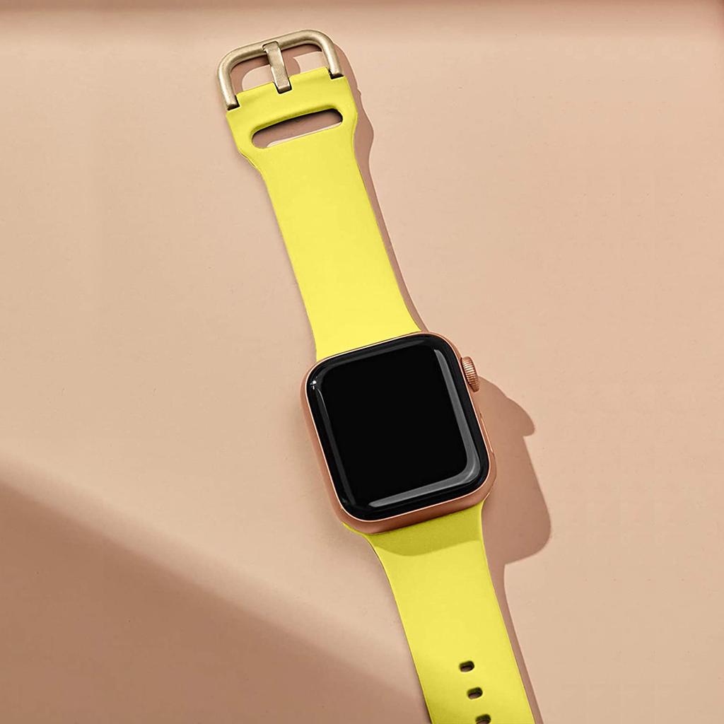 Watch Strap for Apple Watch Series 10 42mm/9 8 7 41mm/SE (2023) SE (2022) SE 6 5 4 40mm/3 2 1 38mm Silicone Watchband