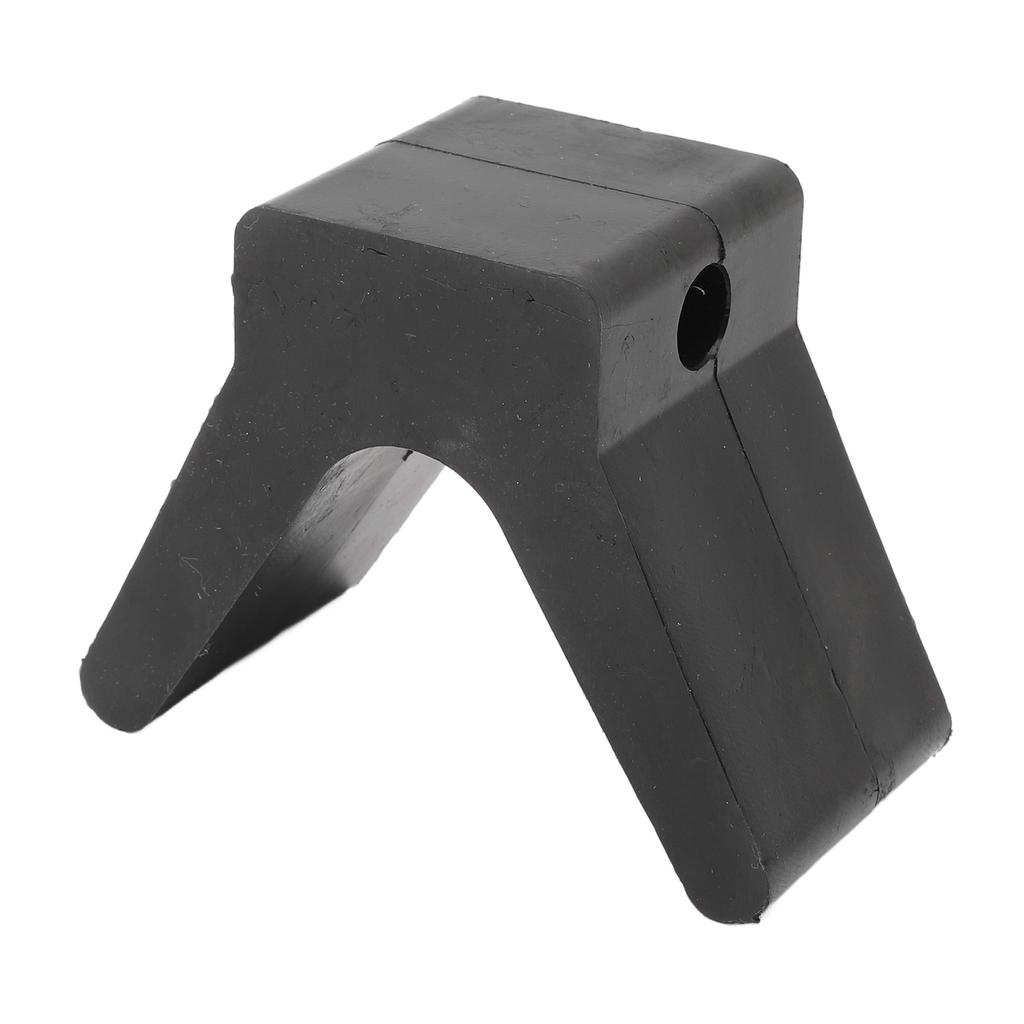 2-дюймовый упор для носа лодочного прицепа, V-образный, резиновый, обеспечивает надежную фиксацию вашей лодки на прицепе, черный