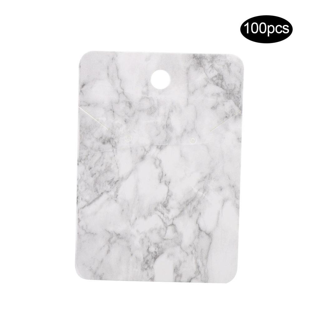 100Pcs 5 x 7cm Earring Necklace Packaging Cardstock Jewelry wholesale classification display