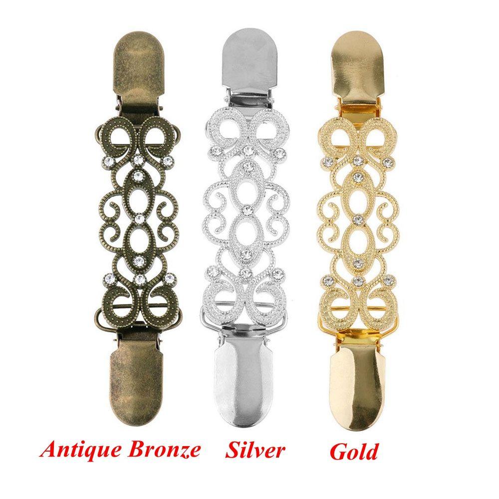 Trendy Shirt Collar New Retro Cardigan Clip Duck Clip Clasps Sweater Blouse Pin Shawl Brooch