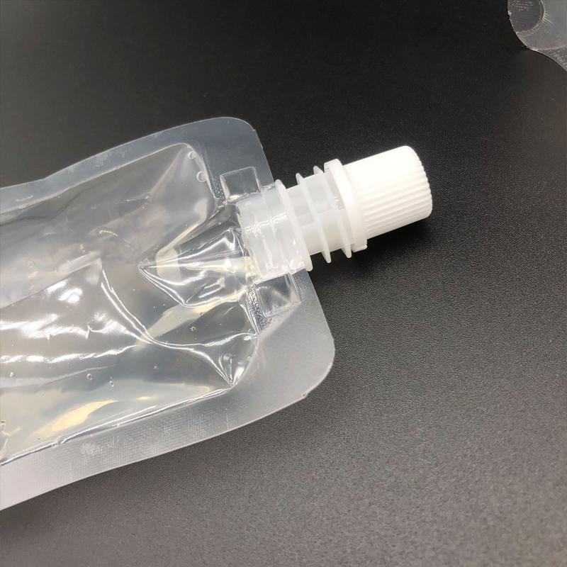 10pcs Transparent Nozzle Bag Spouted Drink Beverage Packaging Pouch For Camping Outdoor Spouted Liquid Packaging Storage JoomZL