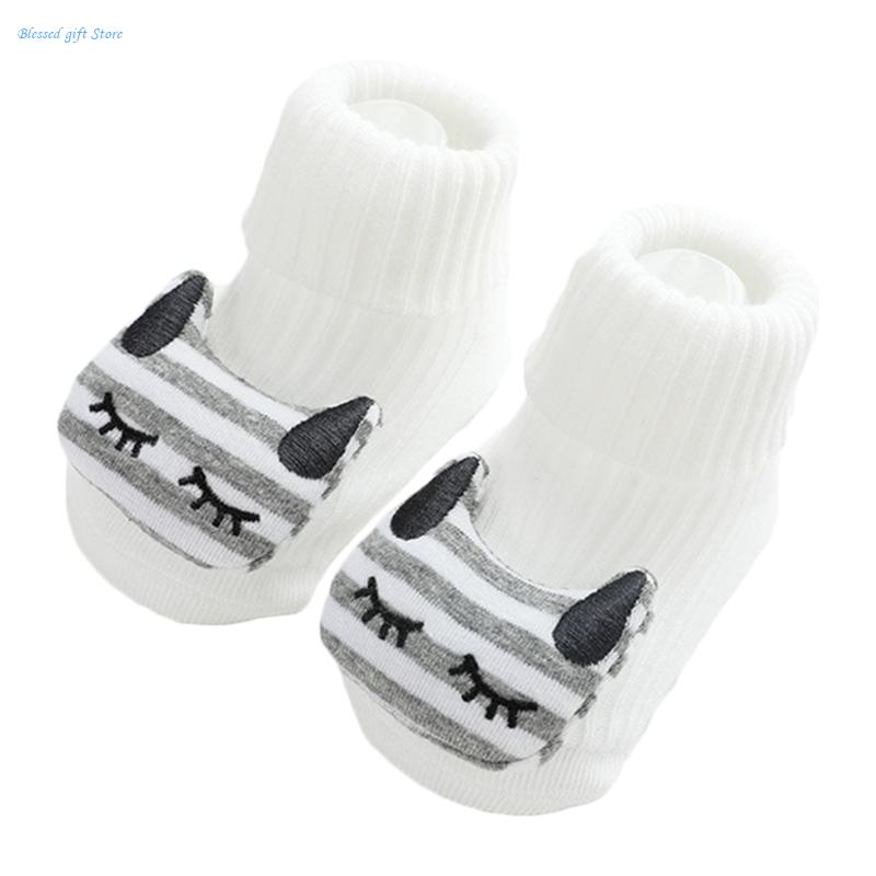 Toddlers Non-slip Socks Cartoon Baby Girls Boys Socks with Grip Cotton Socks Children Floor Socks Showe Gift
