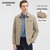 Мужской пиджак в стиле business casual с лацканами