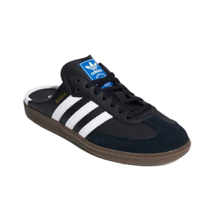 adidas Оригинальные Сандалии-мюли Samba Og Color Block с круглым носком, без застежки, Унисекс Обувь LB3815