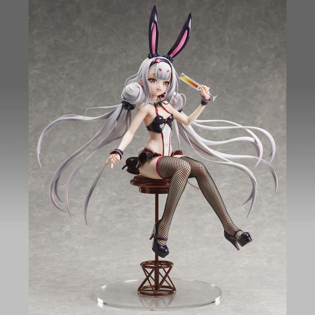 FREEing Azur Lane Shimakaze Fastest Bunny Invitation Scale Painted Complete Figure White B-style 1/4 PVC&ABS