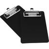 16 Pack 4 x 6 Inch Black Mini Clipboards, Memo Small Clipboards Low Profile Clip, Cute Plastic Clipboard Pocket Clipboard for Classrooms,