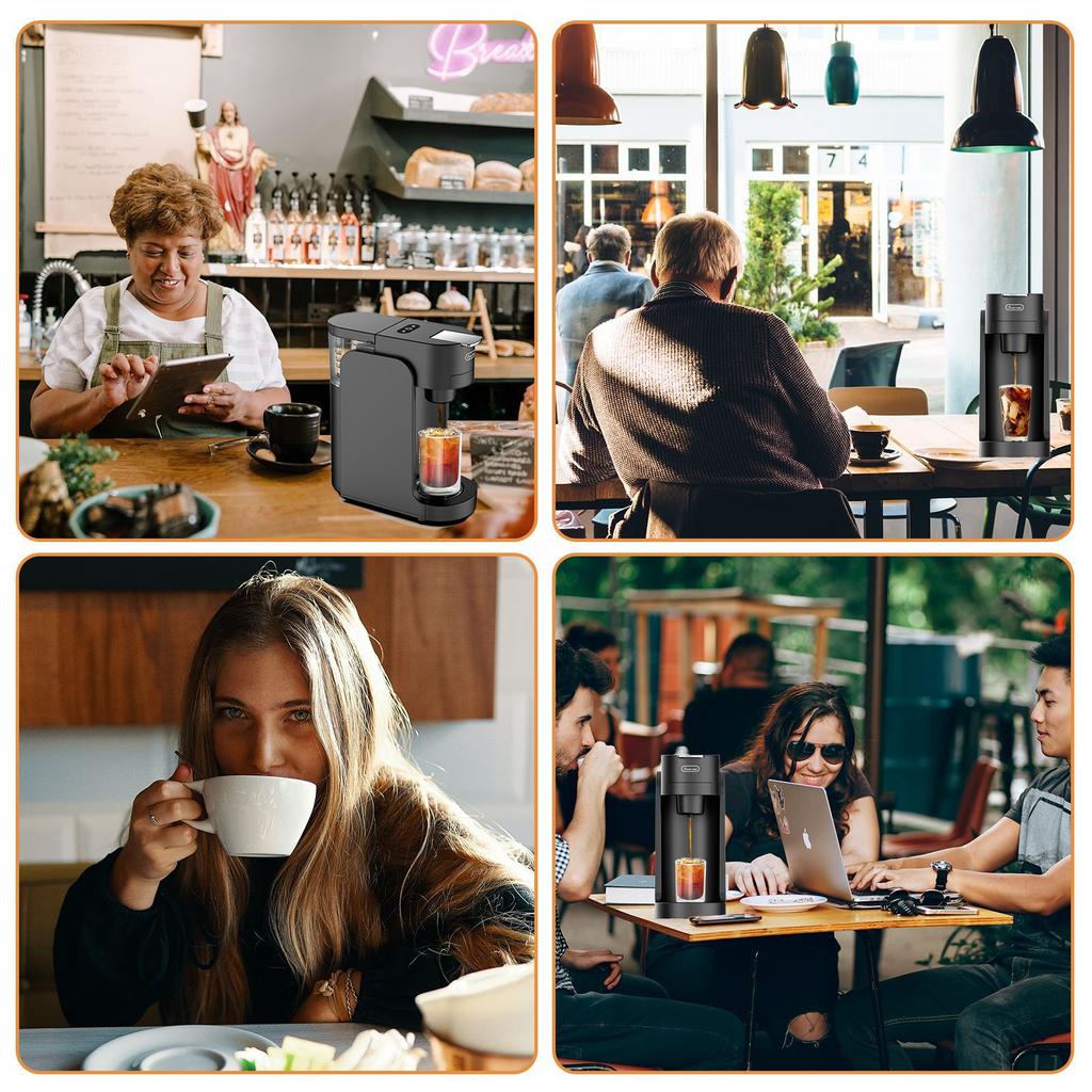 Коммерческая капсульная кофемашина, Портативная мини-эспрессо-машина, Настольная мини-кофеварка, Режим энергосбережения, Тихий офис