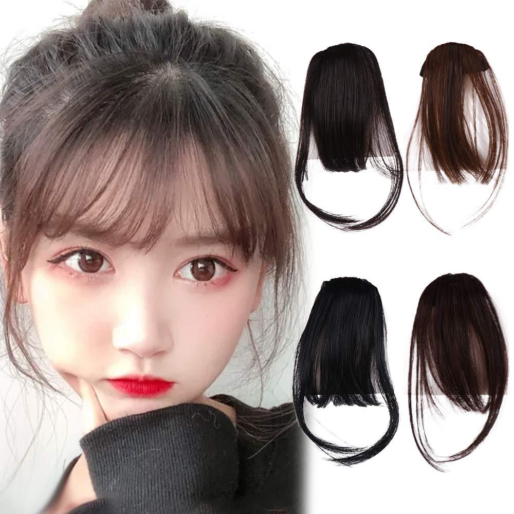 Invisible Hair Styling Accessories Hair Extension Air Bangs False Hair Fringe Hairpieces Synthetic