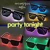 Luminous LED Influencer Sunglasses Party Atmosphere Halloween Birthday Performance Venue Karaoke Bar Mood Concert