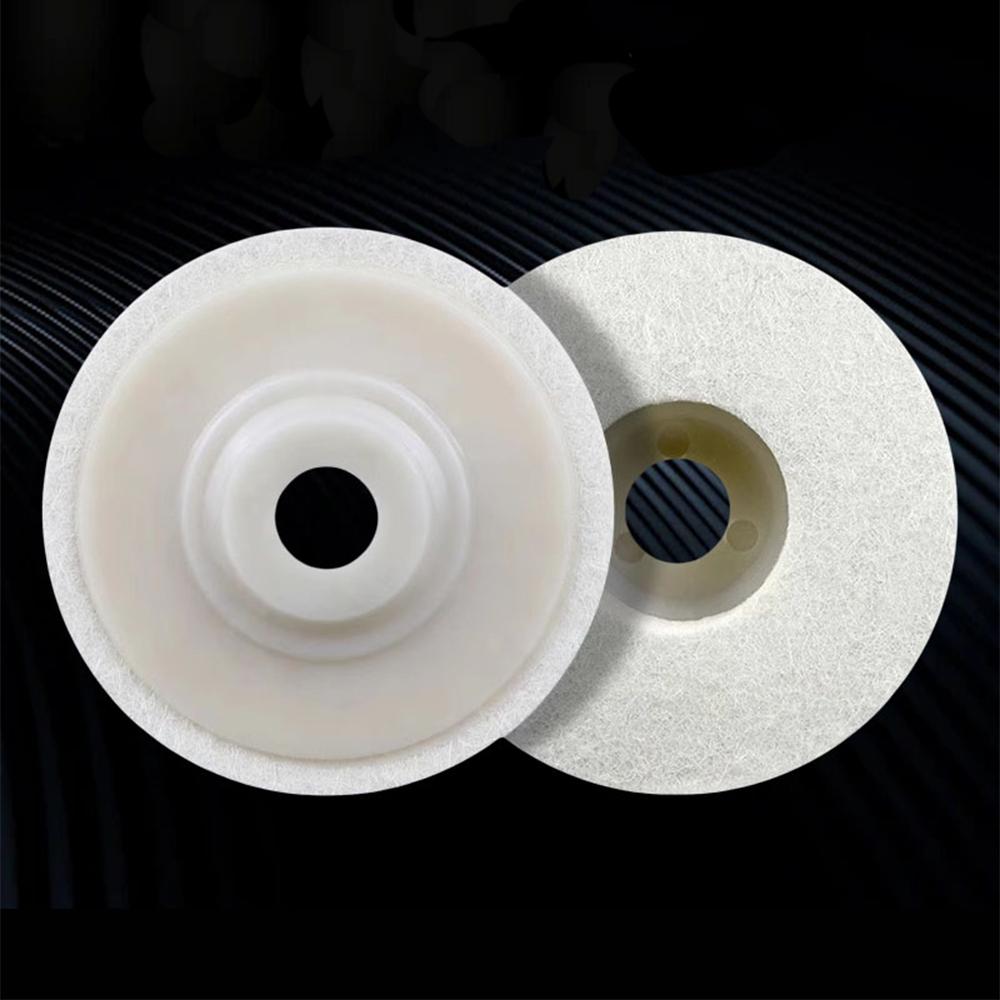 10 упаковок 4"x5/8" супертонких шерстяных полировальных дисков для угловой шлифовальной машины по металлу, мрамору, мебели, автомобильному воску, граниту