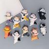 10Pcs Fridge Stickers Cartoon Cat Shape Magnetic Refrigerator Stickers Home Decoration Multi-Function