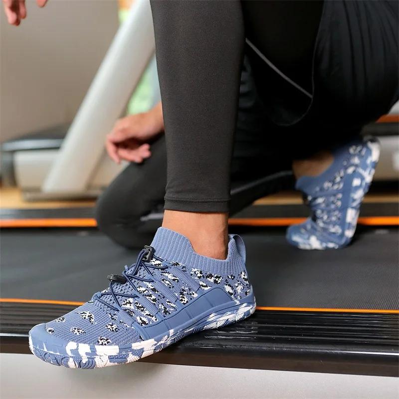 Крытый спортзал Фитнес Мужской Женский Упражнения Йога Бег Кроссовки Босиком На открытом воздухе Повседневный Пляжный Плавание Акваобувь