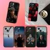 Рэпер AMERI D-DUKI Для iPhone 17,16,15,14,13,12,11,Pro,XS,Max,XR,Plus,E,SE4,Mini Черный Мягкий Чехол для Телефона