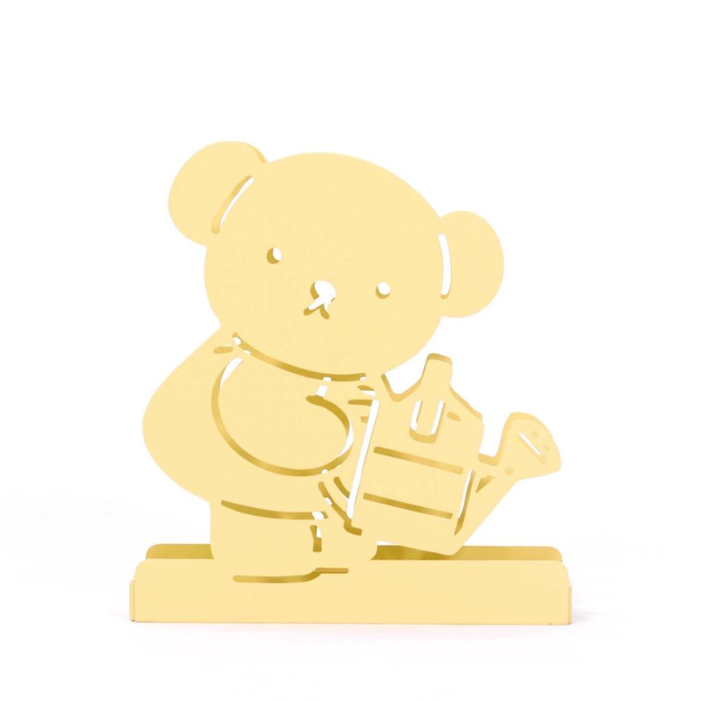 Toyo Case Steel Mosquito Coil Stand Boris Yellow W15 X D5 X H16.8cm MCS-WKM-02