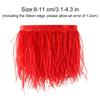 Ribbon DIY Wedding Dress Ostrich Feathers Trim Plumes Ribbon Selvage 1 Meter Long 8-10 CM Wide