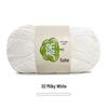 Набор пряжи из 5 нитей combed milk cotton для ручного вязания шарфов, средней толщины, материал для вязания пледов своими руками, вязания крючком.