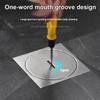 Stainless Steel Floor Drains Removable Bathroom Drainage  Bathroom Shower Accessories