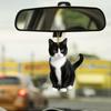 Car Rearview Mirror Pendant Hanging Decoration with Lanyard Easy To Hang Realistic Design Animal