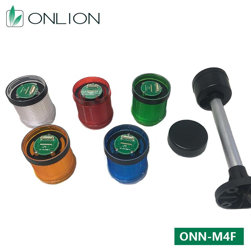 ONN M4F CNC Industrial Work Light with Multi-Tower LED Warning Lights RGB Emitting for Workshop Use