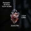 Handmade Transparent Heart Pendant Necklace Silver Chain Coloured Glaze Chain Choker  Gift