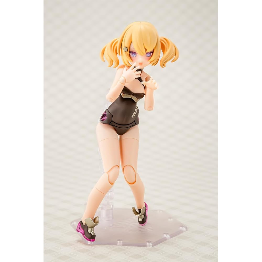 Kotobukiya Megami Device Puni Mofu Черная Мао Масштаб 135 мм Пластиковая модель