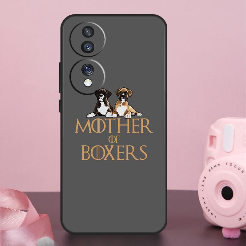 Чехол с собакой породы боксер для Honor 400 Pro 200 50 70 90 X9a X9b X9c X9d X8a X8b X8c Magic 7 Lite 5 6 8 Pro