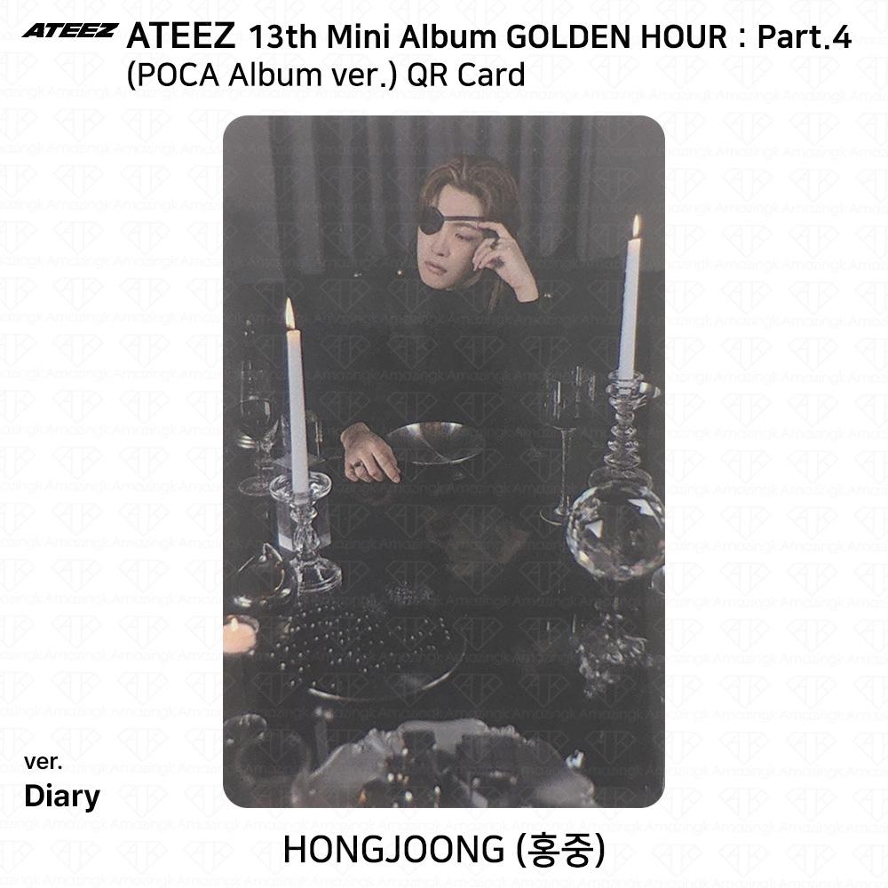ATEEZ 13-й мини-альбом Golden Hour Часть 4 POCA Альбом версия. Фотокарта