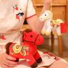 Mascot Dolls Plush Horse Keychain Creative Plush Horse Doll Pendant Year of Horse