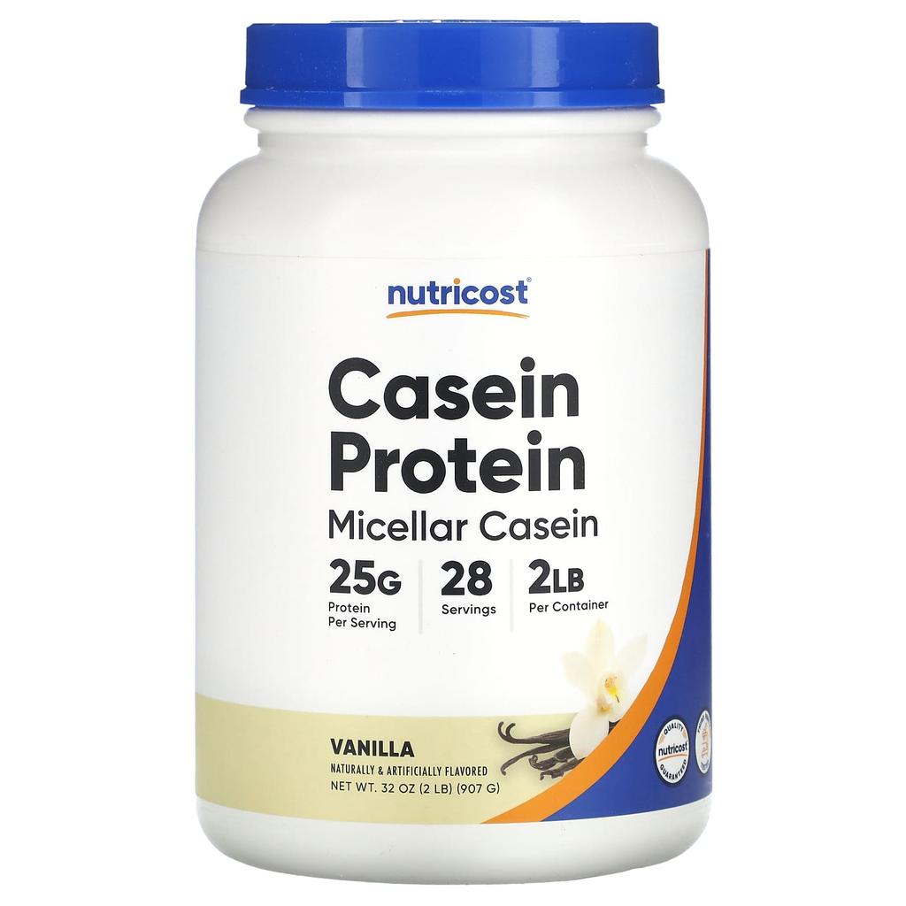 Nutricost Casein Protein, Vanilla, 2 Lb (907 G)