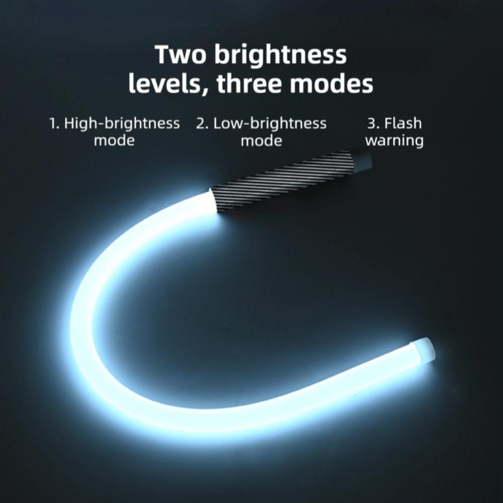 3 Modes LED Flashlight Stick Rechargeable Bendable LED Light Flexible Flashlight Stick Home