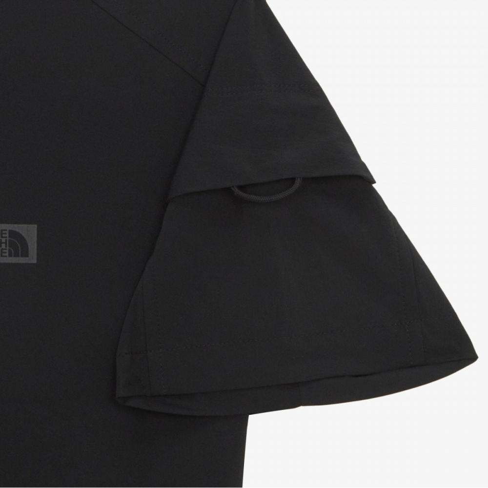 [Официальный The North Face] NT7ur35d Женская S froST Футболка с коротким рукавом Черная