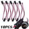 10pcs T10 W5W Car Wedge Light Bulb Socket Connector Holder Extension LED Lamp Bulb Base Holder Socket Wedge Base Light Bulb Plug