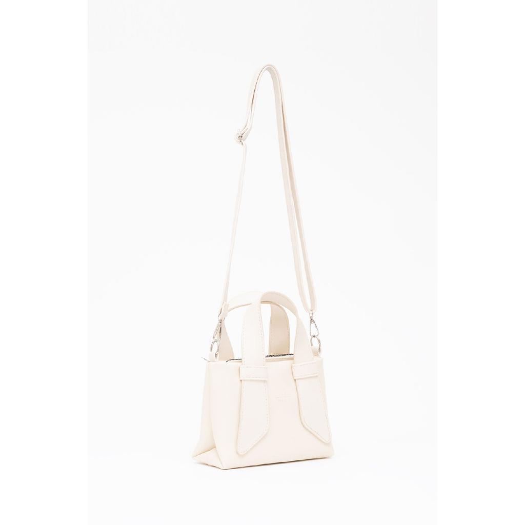 Black Shk60 Artificial Leather Single Compartment Double Handle Handbag And Crossbody Shoulder Bag L:14W:21W:8 Cm