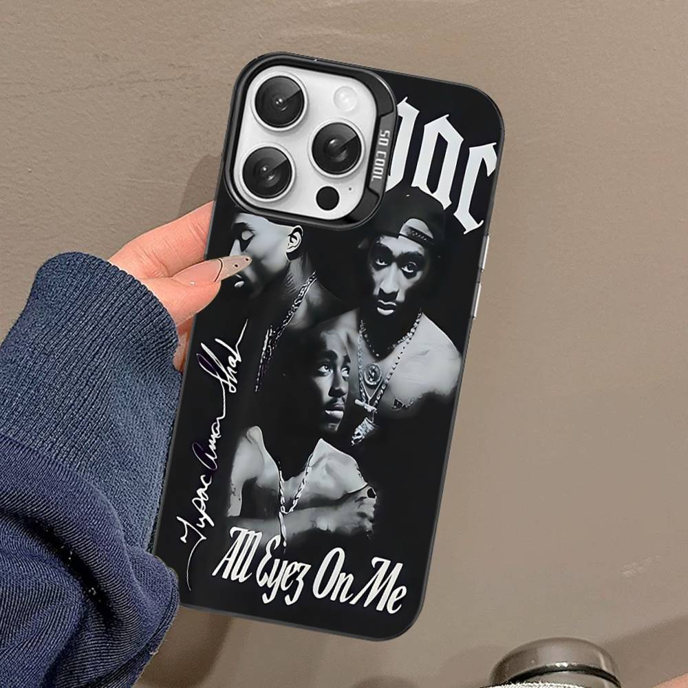 Singer Tupac 2 Phone Case For iPhone 16 15 14 13 12 11 Pro Max X XR XSMAX 8 7 Plus Matte Shockproof Back Cover