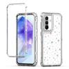 For Samsung Galaxy A36 5G/A56 5G Case Acrylic TPU Clear Phone Cover with Laser-printed Film