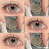Eyeshare Цветные контактные линзы Venice для глаз 14,2/14,5 мм большие серо-голубые зрачки ежегодная косметика
