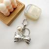 1 шт. жемчужный бант прекрасный автомобильный ключ украшение Ins чехол для наушников корейский бант брелок подвеска сумка