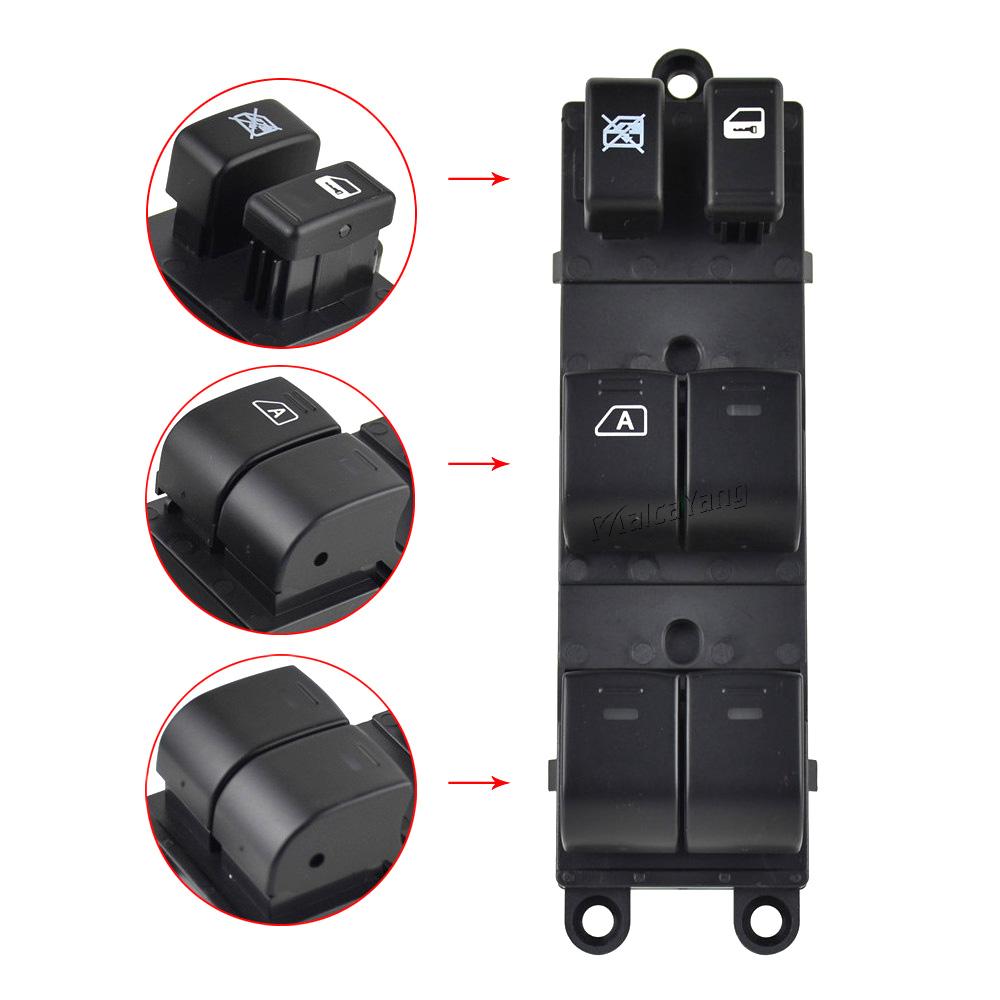 Передний левый переключатель управления стеклоподъемником автомобиля, переключатель подъема окна для Nissan Teana J31 J32 VQ23/35 Sentra 25401-9W100