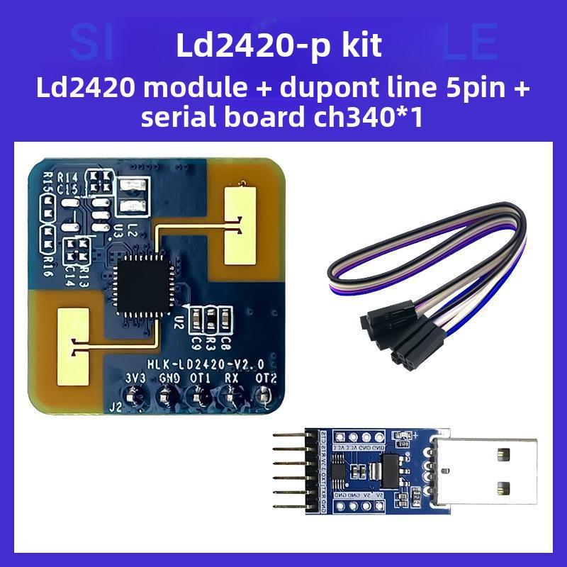 HLK-LD2420 24GHz Millimeter Wave Radar Module - Human Presence Sensor for Motion & Micro-Motion Detection