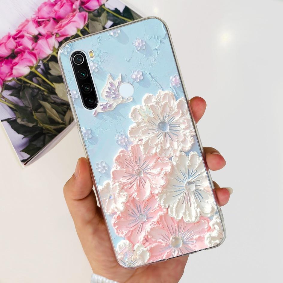 Для Xiaomi Redmi Note 8 Чехол Милый Мультяшный Мягкий Силиконовый Чехлы Для Телефона Для Xiaomi Redmi Note 8T 8 t Чехол На Redmi Note8 Задняя Крышка