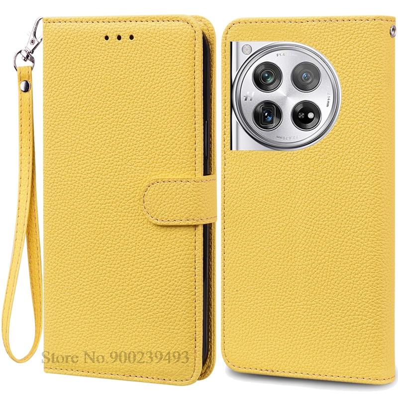 For Oneplus 12 Case Leather Wallet Flip Cover Phone Case For Oneplus 12 Coque Fundas For One Plus 12 Oneplus12 Phone Case Fundas