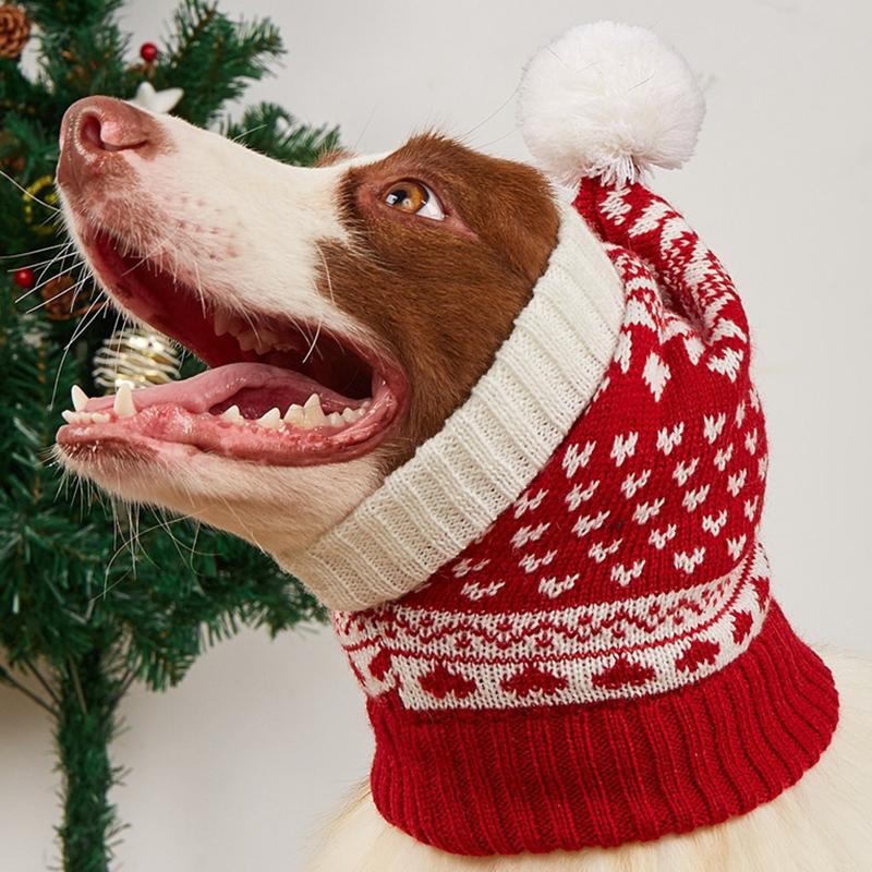 Зимняя теплая шапка, шляпа для домашних животных, рождественская шапка для кошек, собак, шляпы Санта-Клауса, милый рождественский подарок для щенка, подарок