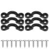 6-20PCS Kayak Clips Nylon Kayak Pad Eye Anchor Point Tool Marine Boats Aquatic Sports Surfing Deck Rigging Kit Boat Accessories