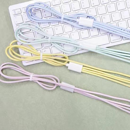 Fast Charging Cable 3-in-1 Anti-Winding with Smart Chip 66W 6A Multi-Device Support Charging Cable Phone Supplies